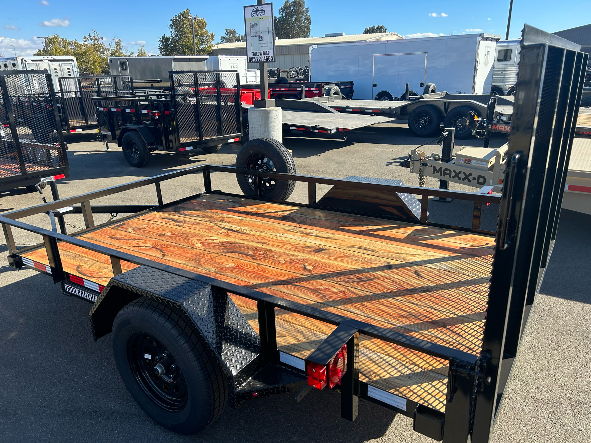 2024 IRON PANTHER TRAILERS 6.5X10 UTLILTY SA UT020 in Paso Robles, California - Photo 4