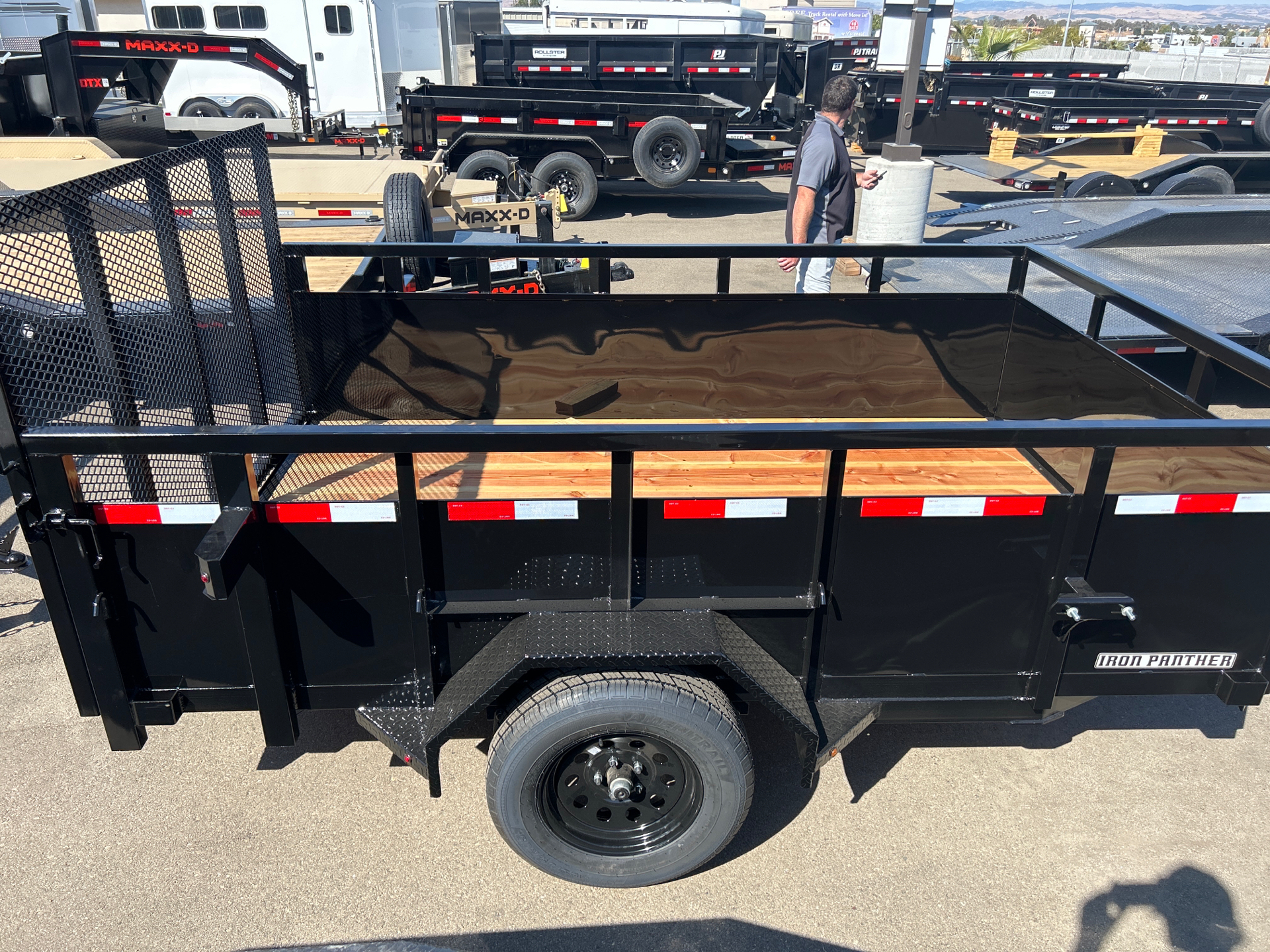 2024 IRON PANTHER TRAILERS 6.5X10 LANDSCAPE SA LT013 in Paso Robles, California - Photo 5