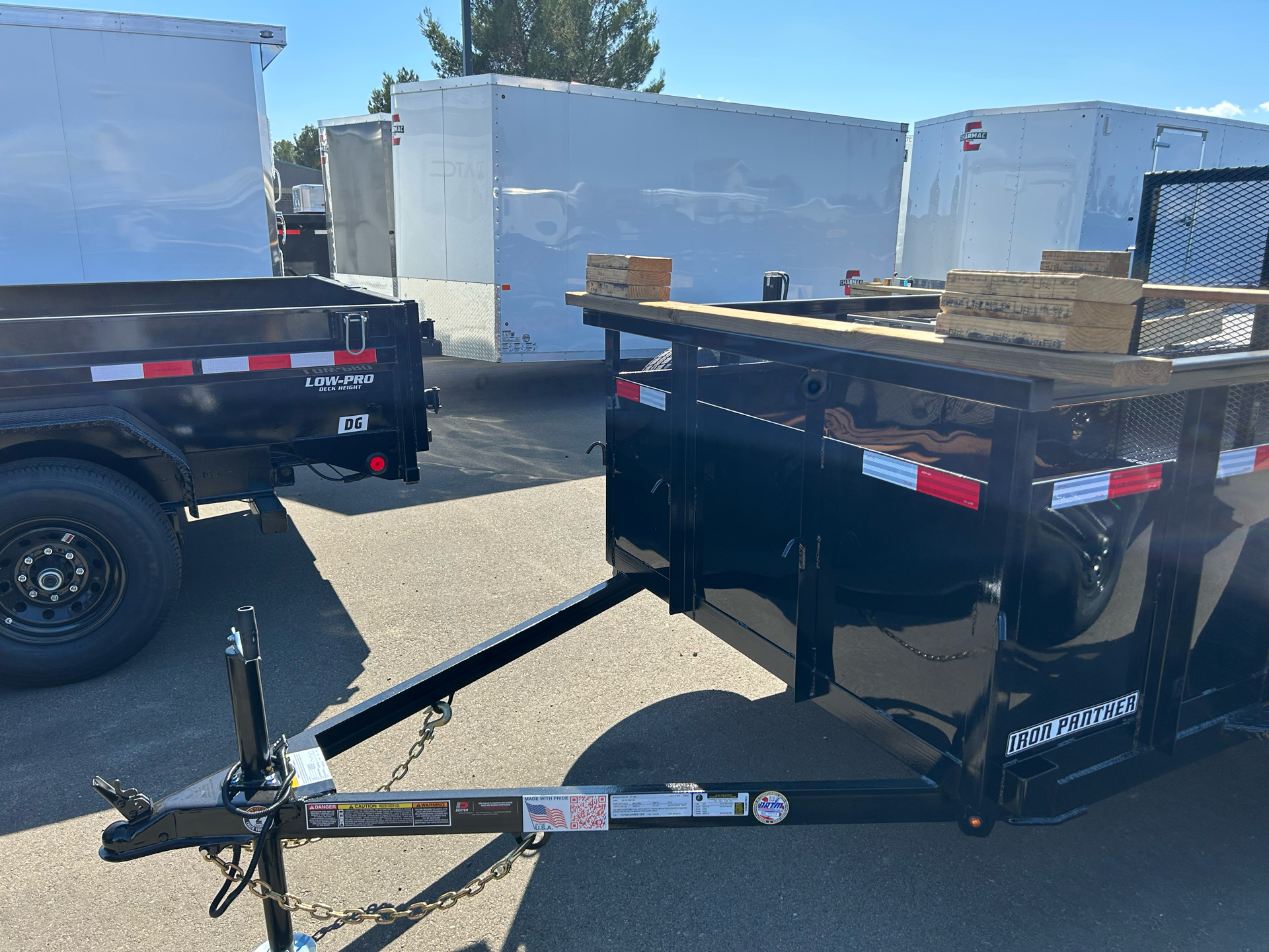 2024 IRON PANTHER TRAILERS 5X8 LANDSCAPE SA LT011 in Paso Robles, California - Photo 2