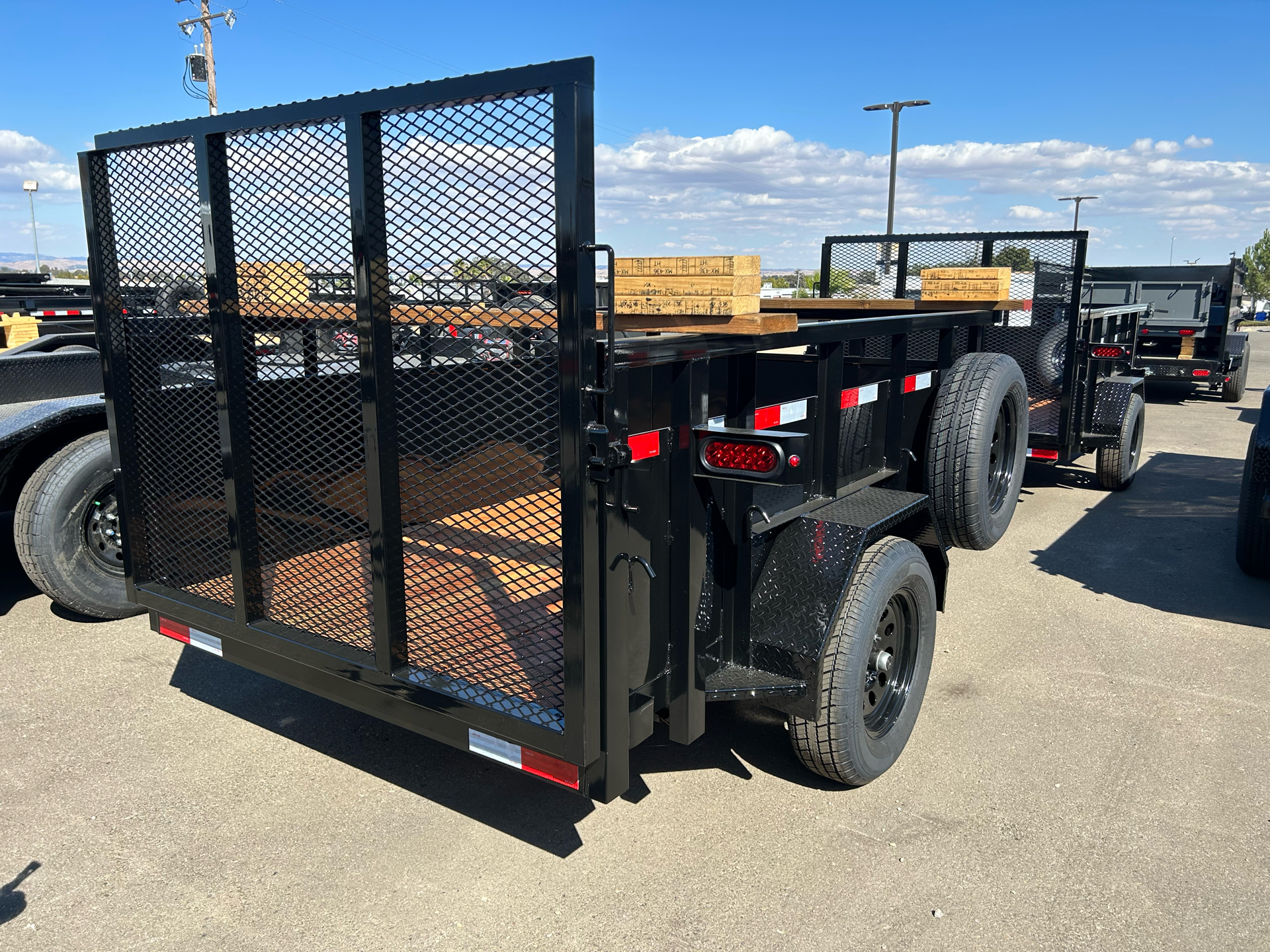 2024 IRON PANTHER TRAILERS 5X8 LANDSCAPE SA LT011 in Paso Robles, California - Photo 4