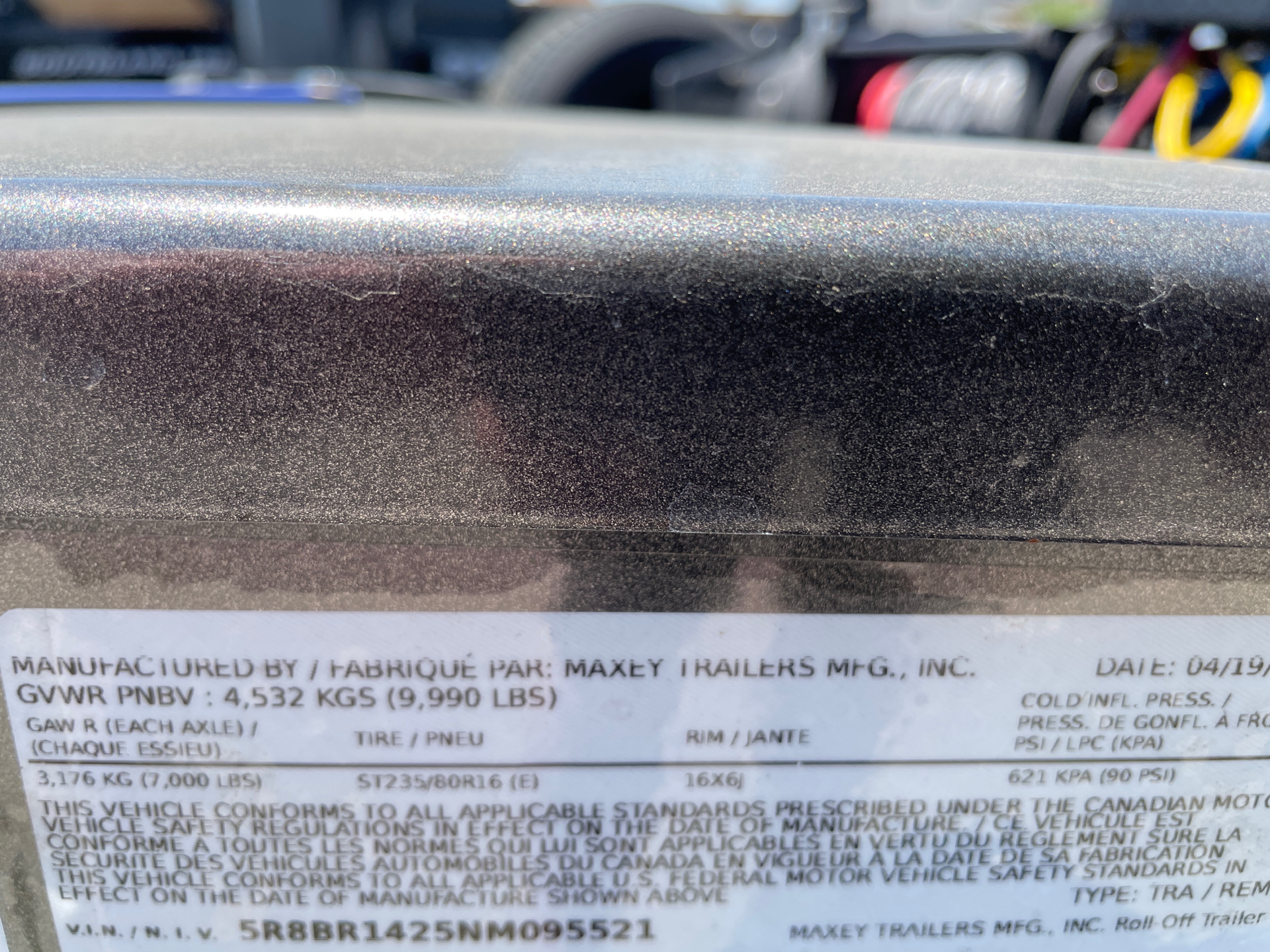 2022 MAXXD TRAILERS 14' X 83'' 14K BUMPER PULL ROLL-OFF in Paso Robles, California - Photo 5