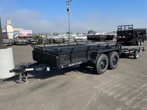2022 JUMPING JACK TRAILERS  6x12 BLACKOUT W/8'TENT in Paso Robles, California - Photo 1