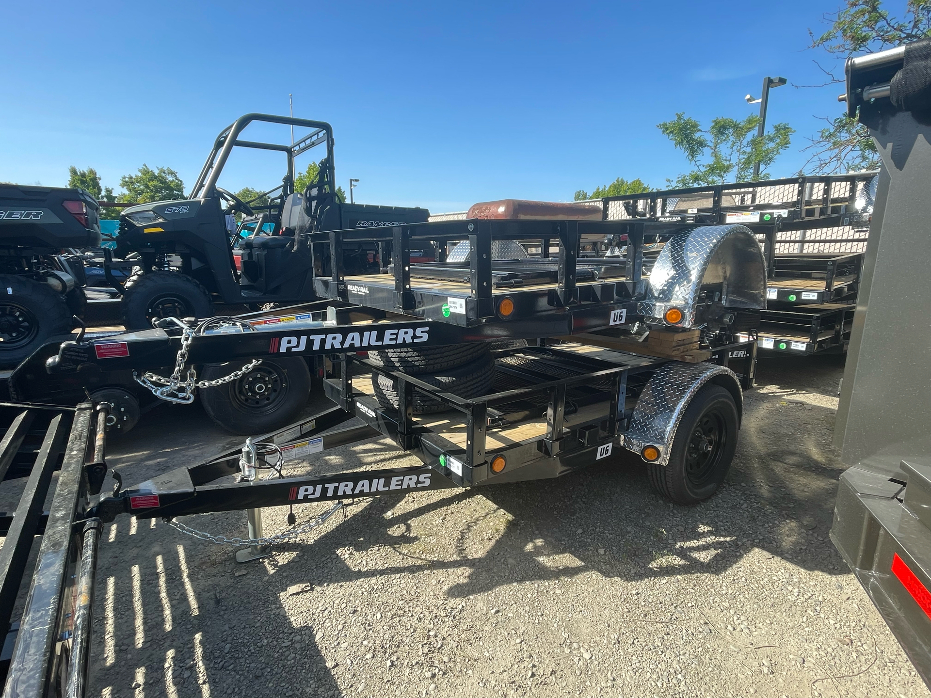 2024 PJ Trailers 5X8 Single Axle Channel Utility (U6) in Elk Grove, California - Photo 1