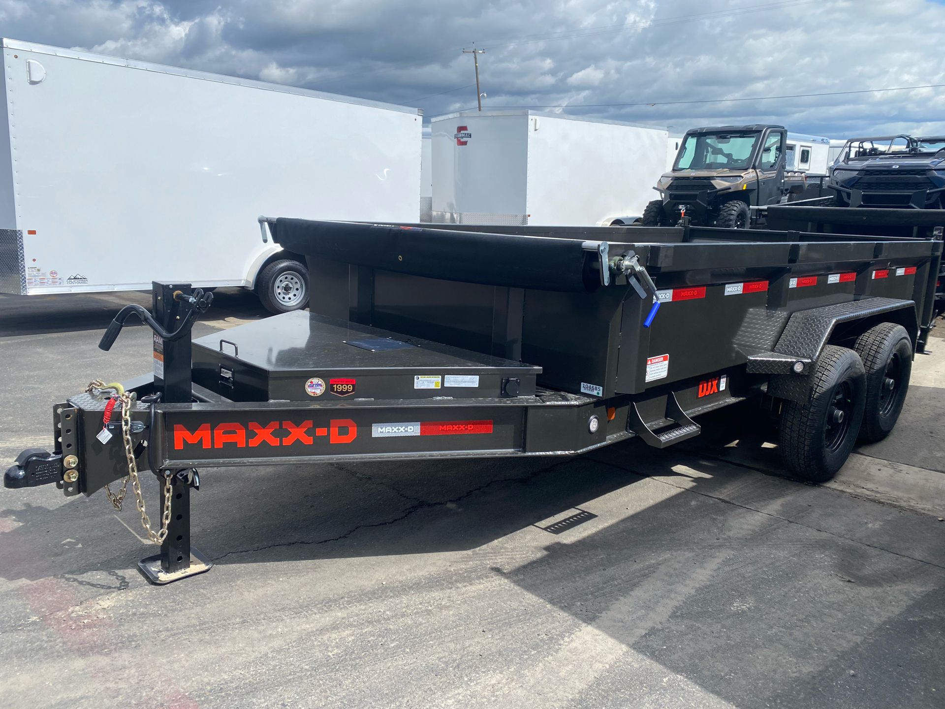 2023 MAXX-D TRAILERS 14' x 83" 14K I-Beam Dump DJX in Elk Grove, California - Photo 1
