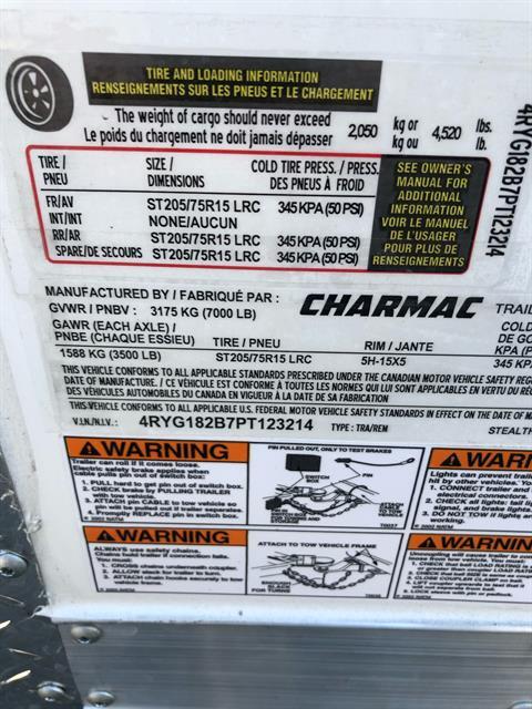 2023 Charmac Trailers 18' X 100" Stealth Cargo in Elk Grove, California - Photo 7
