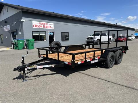 2024 Iron Panther Trailers 7X14 Utility Trailer TA UT246 in Elk Grove, California