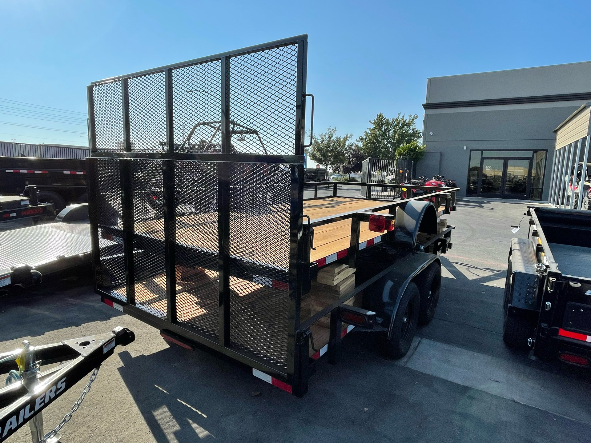 2023 Iron Panther Trailers 7x14 Tandem Axle Utility in Elk Grove, California - Photo 4