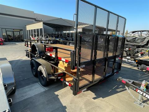 2023 Iron Panther Trailers 7x14 Tandem Axle Utility in Elk Grove, California - Photo 3