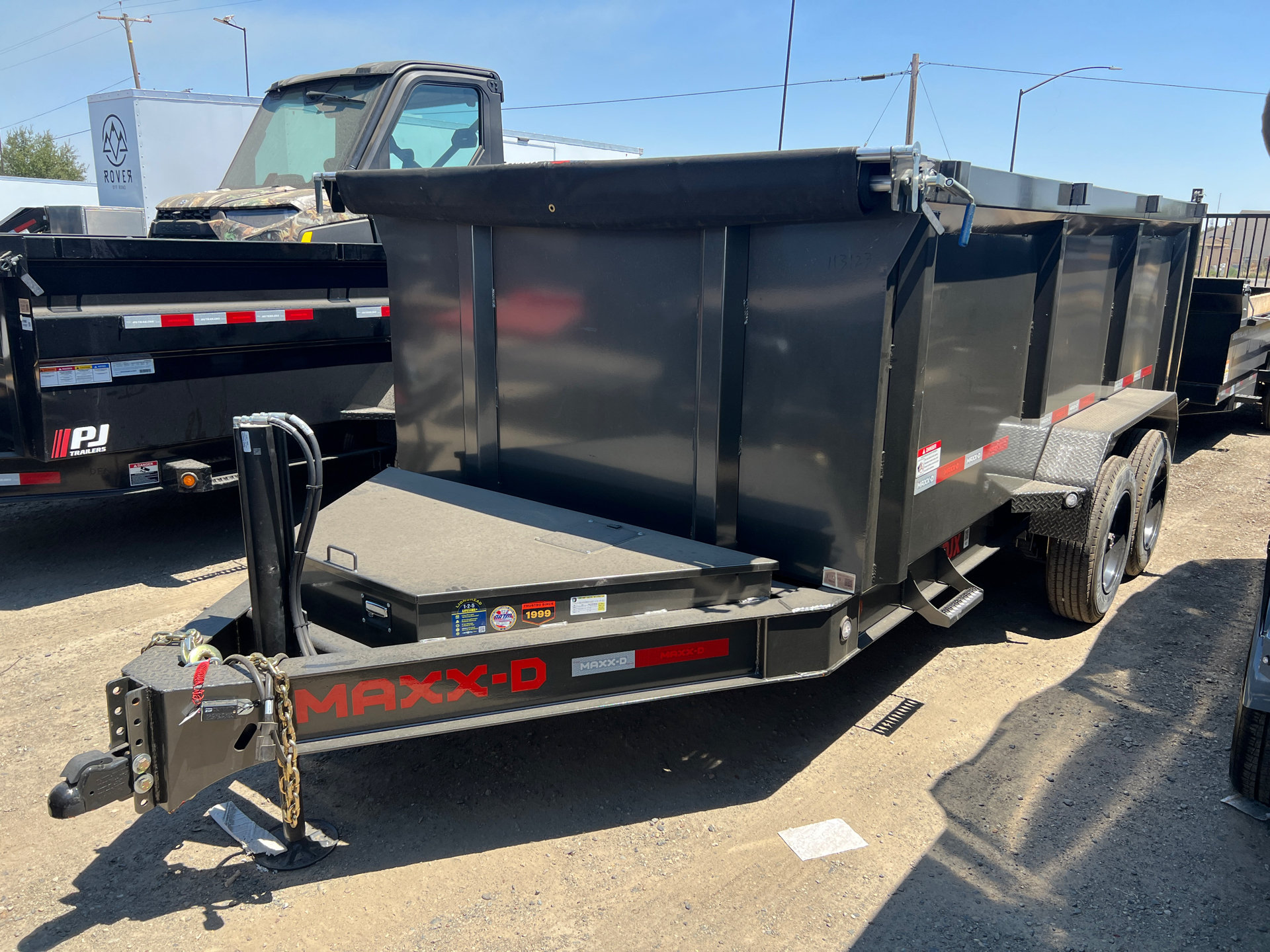 2024 MAXX-D TRAILERS 7x14x4 DUMP DJX 16K in Elk Grove, California - Photo 1