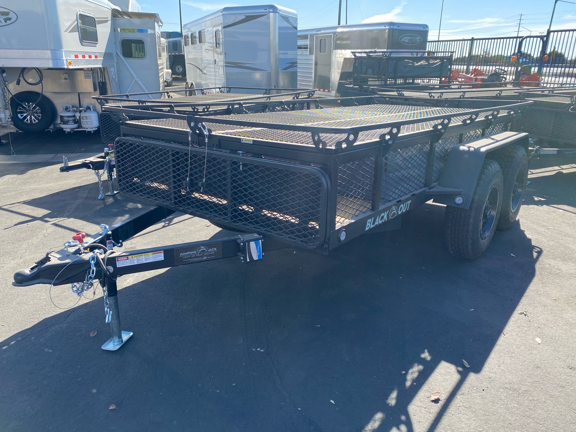 2021 Jumping Jack 6' X 12' BLACKOUT TRAILER W/ 8' TENT in Elk Grove, California - Photo 1