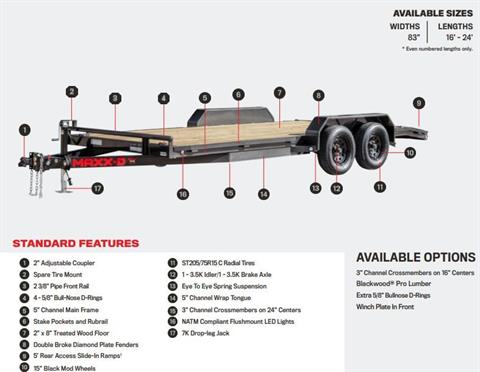 2024 MAXX-D TRAILERS 7x20 CAR HAULER C4X in Elk Grove, California - Photo 7