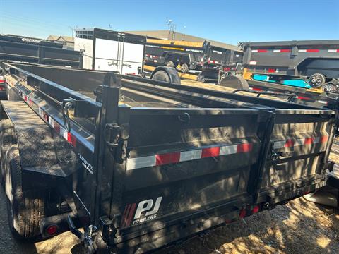 2024 PJ Trailers 7X14X2 Low Pro Dump (DL) 14K in Elk Grove, California - Photo 2