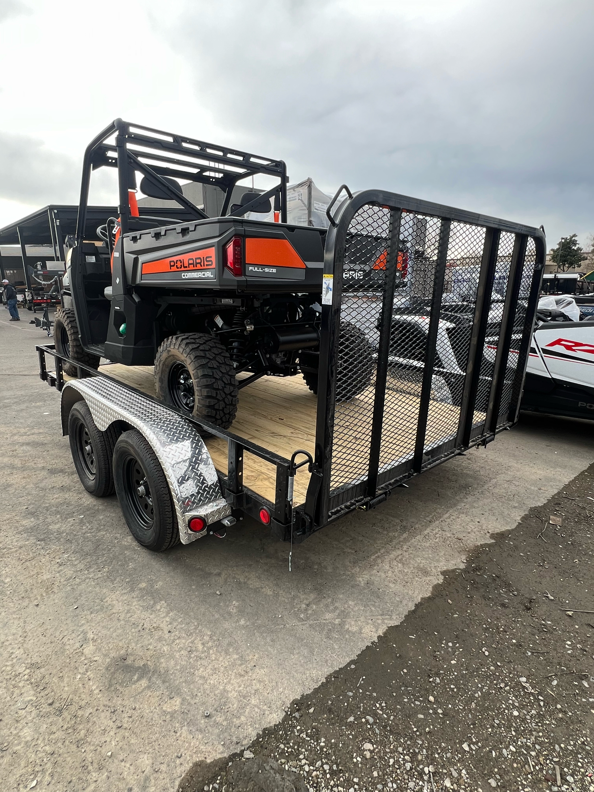 2024 PJ Trailers 7X12 Tandem Axle Channel Utility (UL) in Elk Grove, California - Photo 3