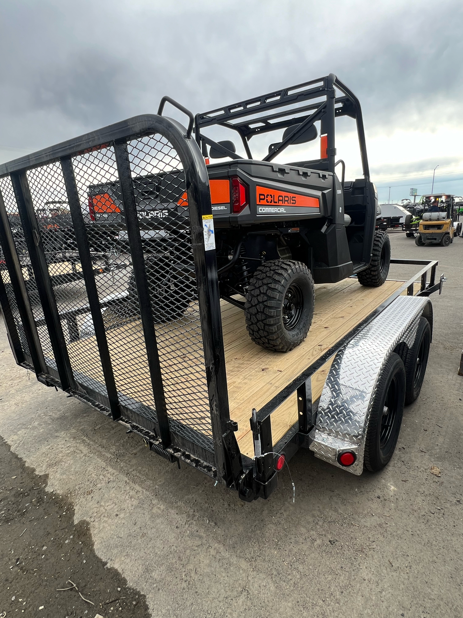 2024 PJ Trailers 7X12 Tandem Axle Channel Utility (UL) in Elk Grove, California - Photo 4