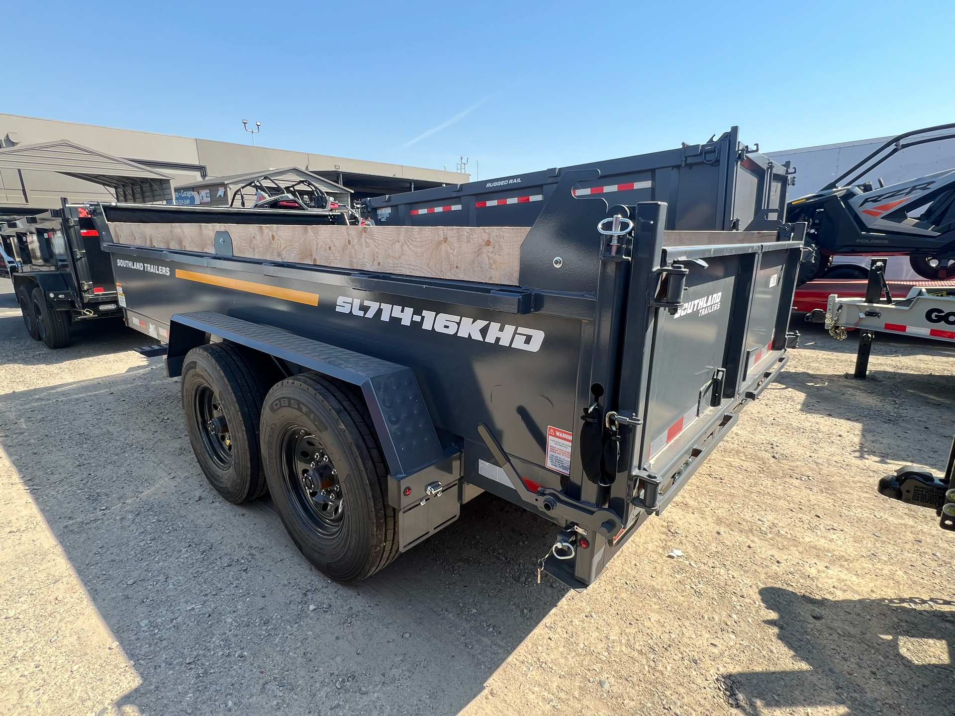 2024 SOUTHLAND TRAILER CORP 7X14X2 SL714 Dump 16K in Elk Grove, California - Photo 2