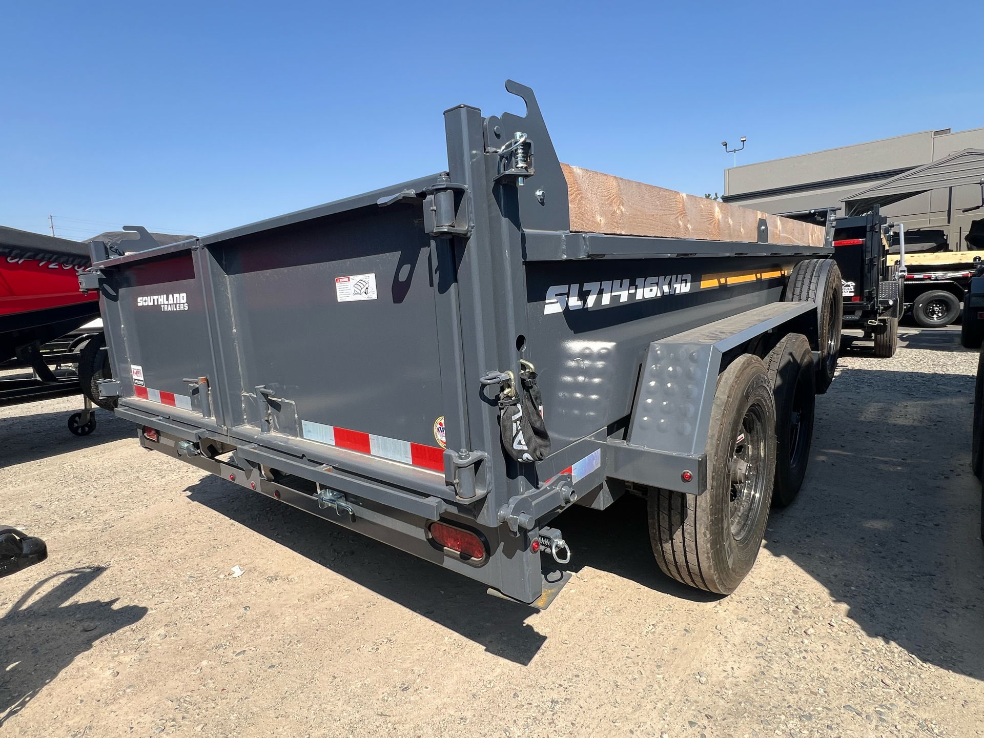 2024 SOUTHLAND TRAILER CORP 7X14X2 SL714 Dump 16K in Elk Grove, California - Photo 4