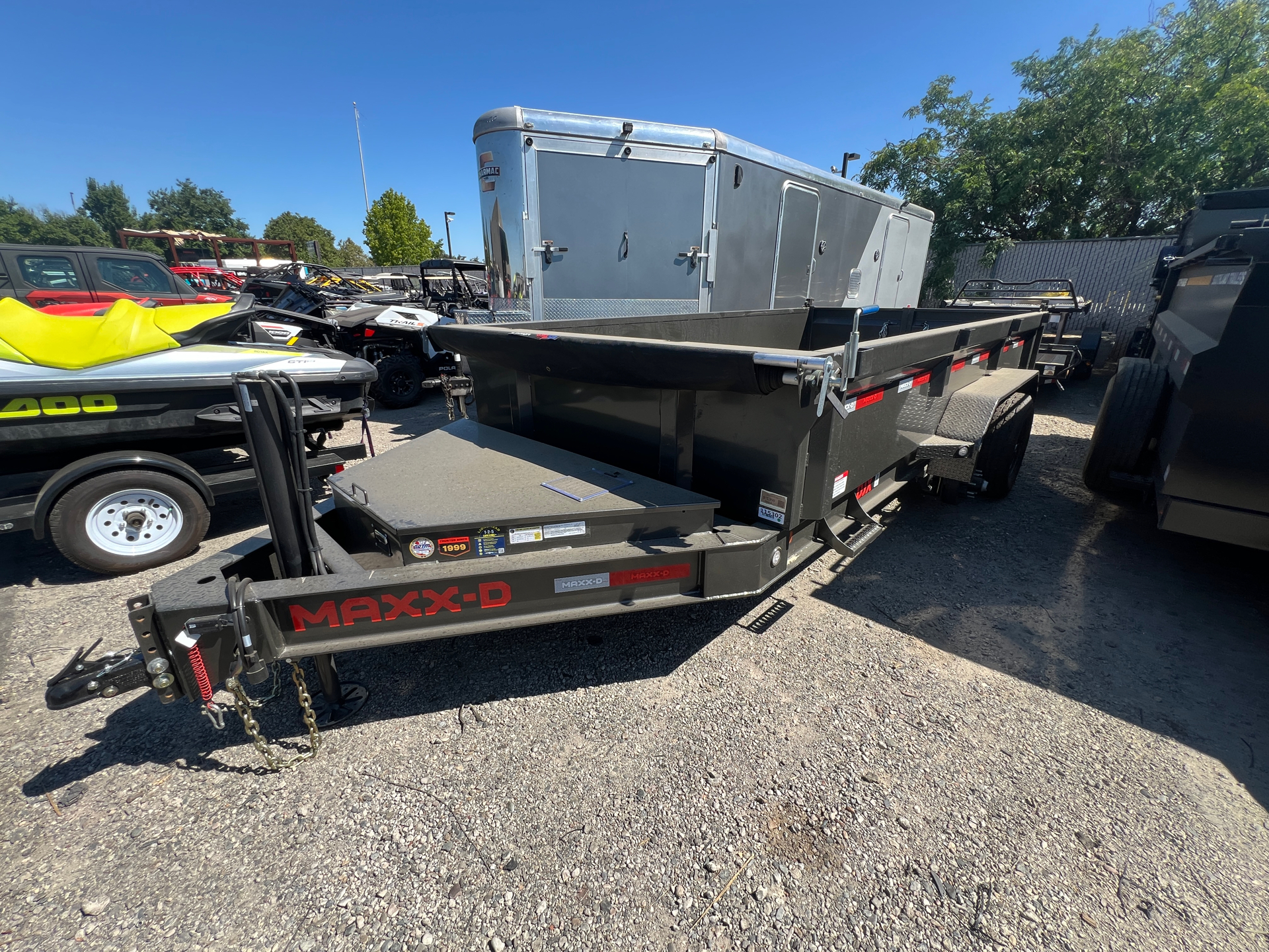 2024 MAXX-D TRAILERS 7x14x2 DUMP DJX 14K in Elk Grove, California - Photo 1