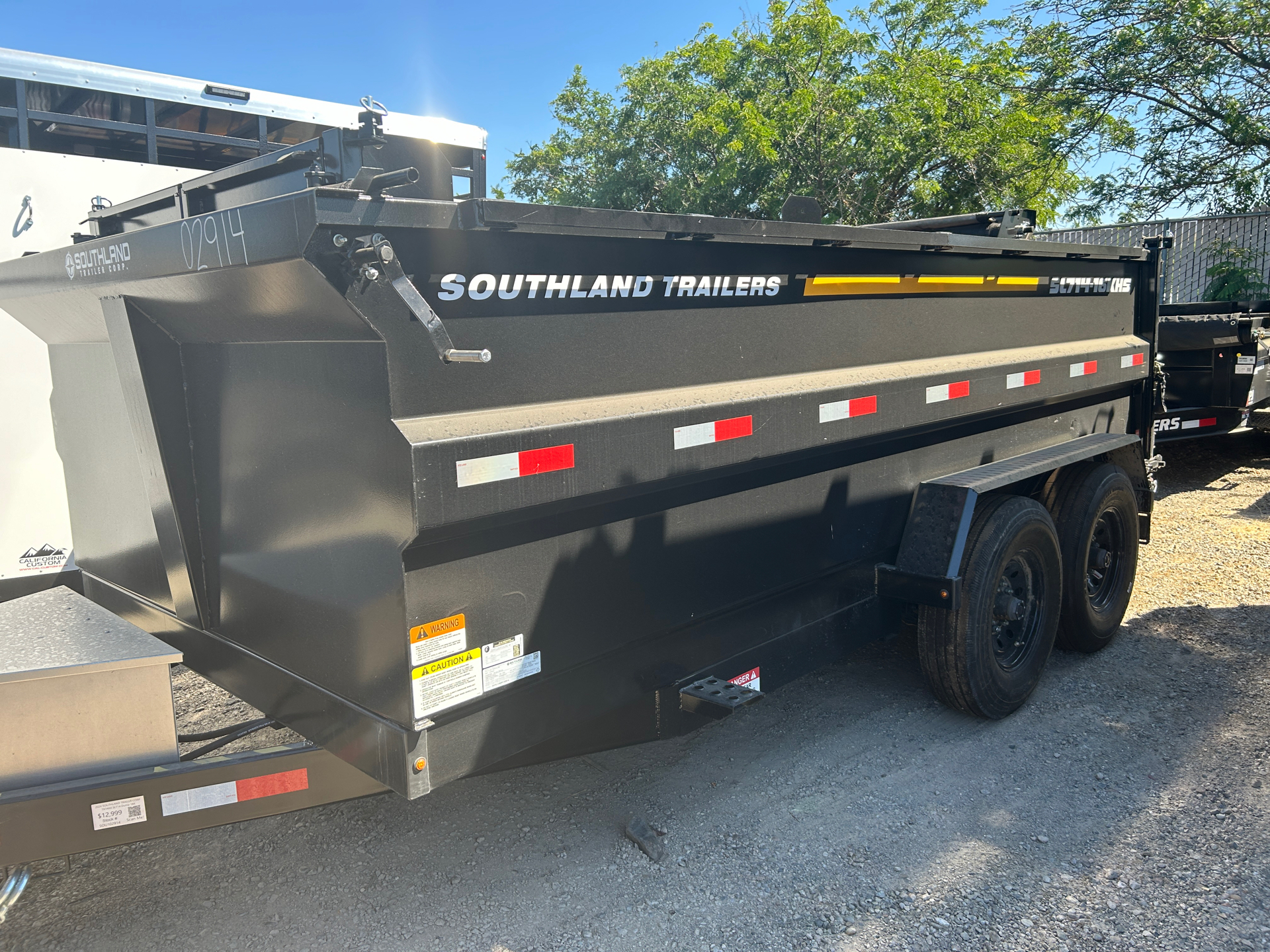 2024 SOUTHLAND TRAILER CORP 7X14X4 SL714 Dump 16K in Elk Grove, California - Photo 2