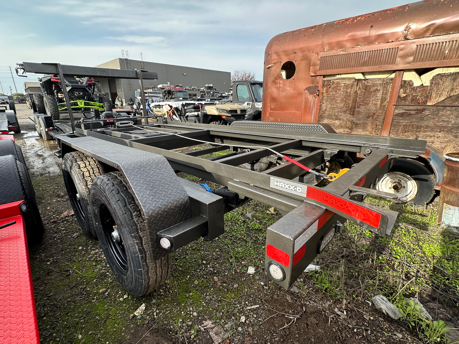 2024 MAXX-D TRAILERS 7x14 DUMP ROX ROLL OFF BP TRAILER ONLY 14K in Elk Grove, California - Photo 3