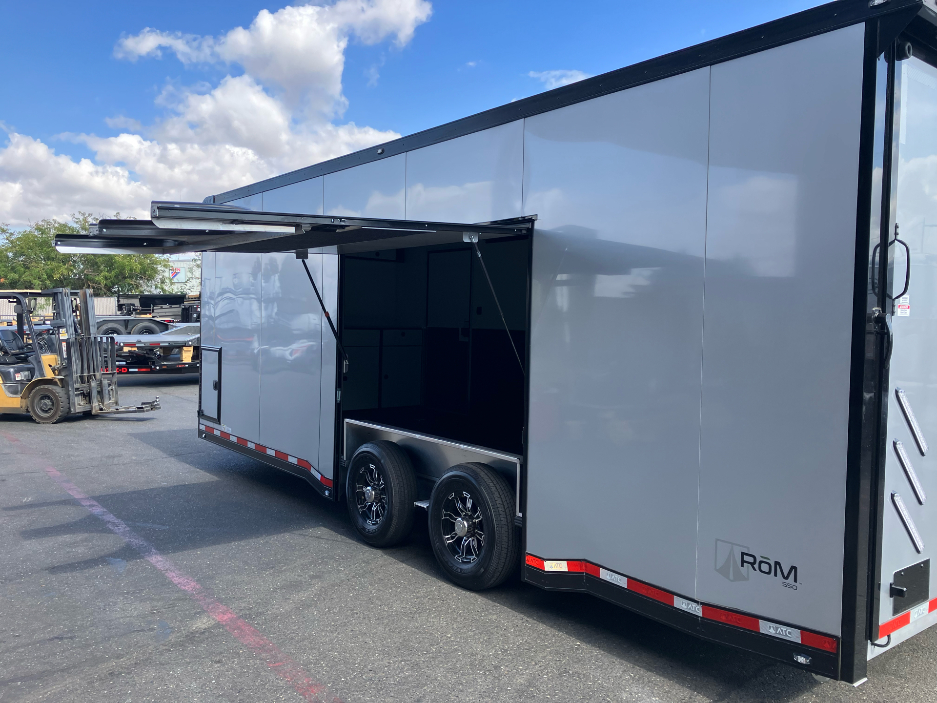 2025 ATC 8.5x24 ROM 550 Aluminum Enclosed Car Trailer in Elk Grove, California - Photo 4