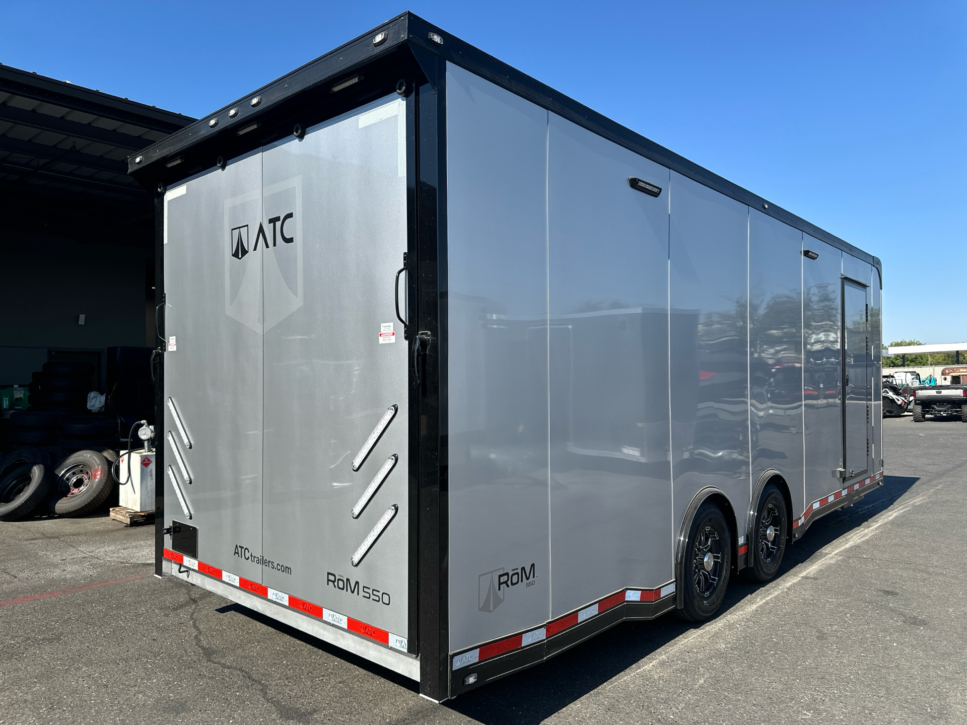 2025 ATC 8.5x24 ROM 550 Aluminum Enclosed Car Trailer in Elk Grove, California - Photo 12