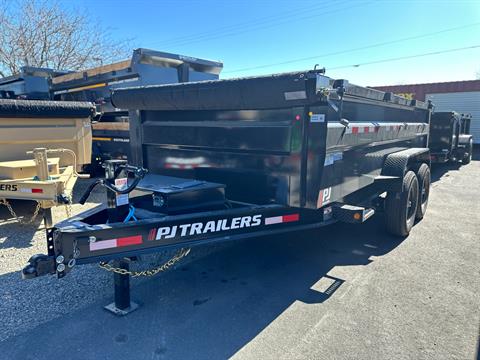 2024 PJ Trailers 7X14X3 Low-Pro High Side Dump (DM) 14k in Elk Grove, California - Photo 1