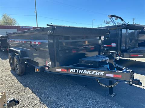 2024 PJ Trailers 7X14X3 Low-Pro High Side Dump (DM) 14k in Elk Grove, California - Photo 2