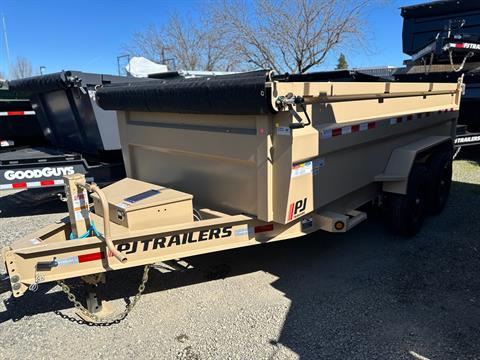 2024 PJ Trailers 7X14X3 Low-Pro High Side Dump (DM) 14k in Elk Grove, California - Photo 1