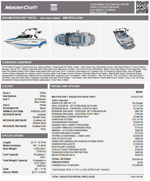 2024 Mastercraft NXT 22 in Elk Grove, California - Photo 32