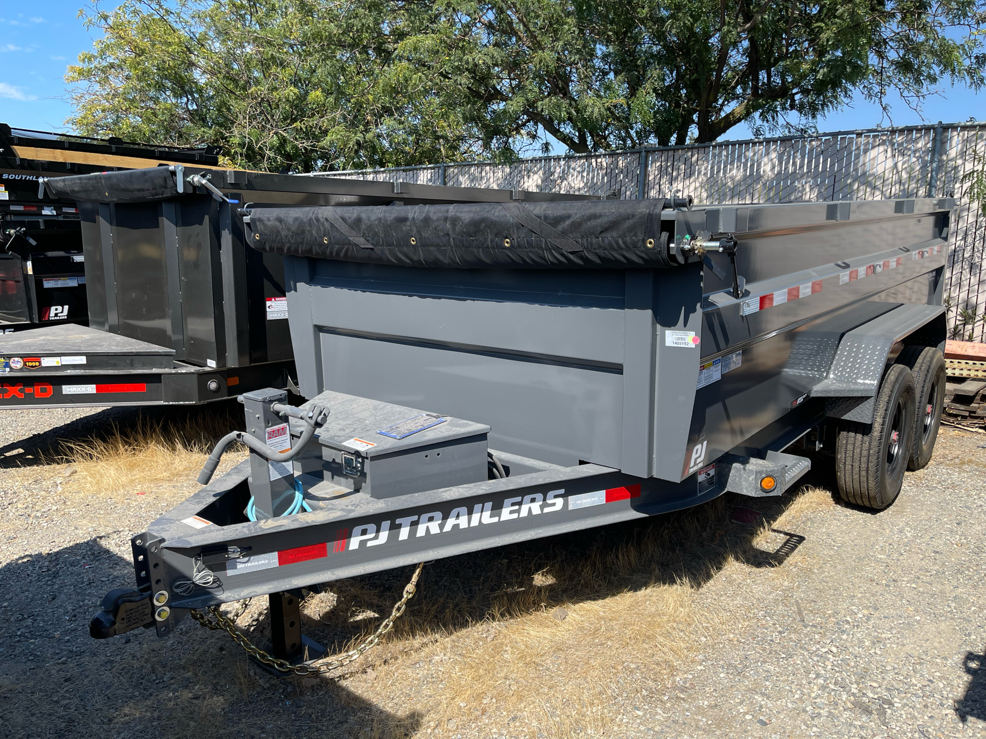 2024 PJ Trailers 7X14 16K Low Pro Dump in Elk Grove, California - Photo 1