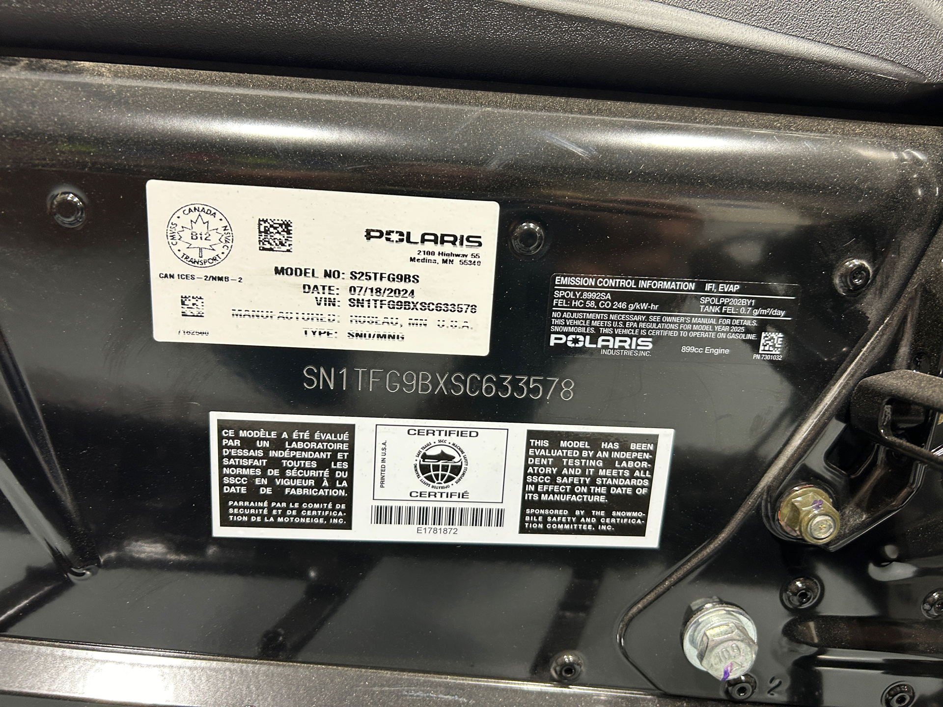 2025 Polaris Patriot 9R RMK Khaos 155 SC in Elk Grove, California - Photo 2