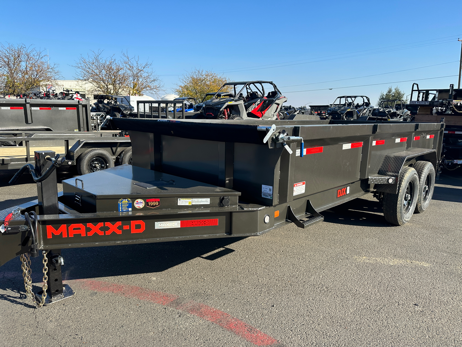 2023 MAXX-D TRAILERS 16' x 83" 14K I-Beam Dump in Elk Grove, California - Photo 1