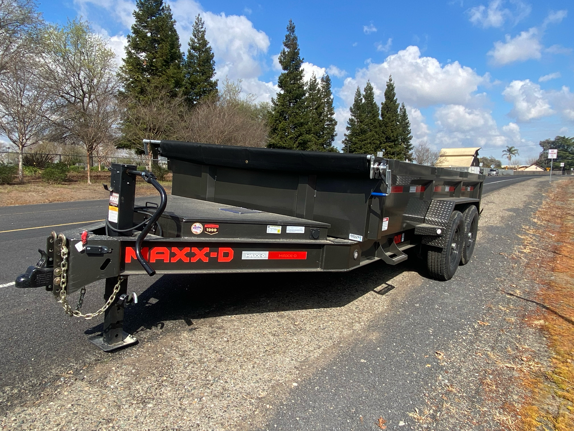 2022 MAXX-D Trailers 14' x 83" 14K I Beam Dump in Acampo, California - Photo 1