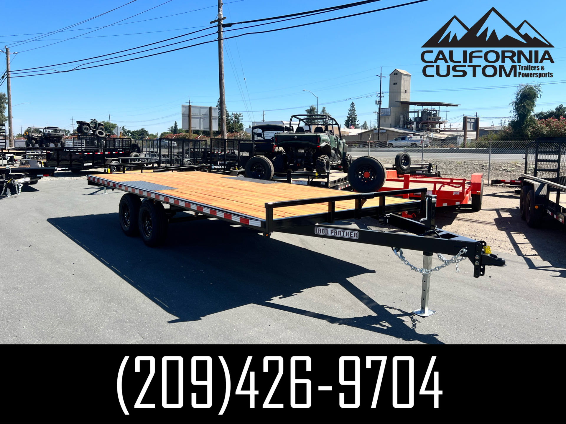 2023 Iron Panther Trailers 8.5x20 10K DECKOVER in Acampo, California - Photo 1