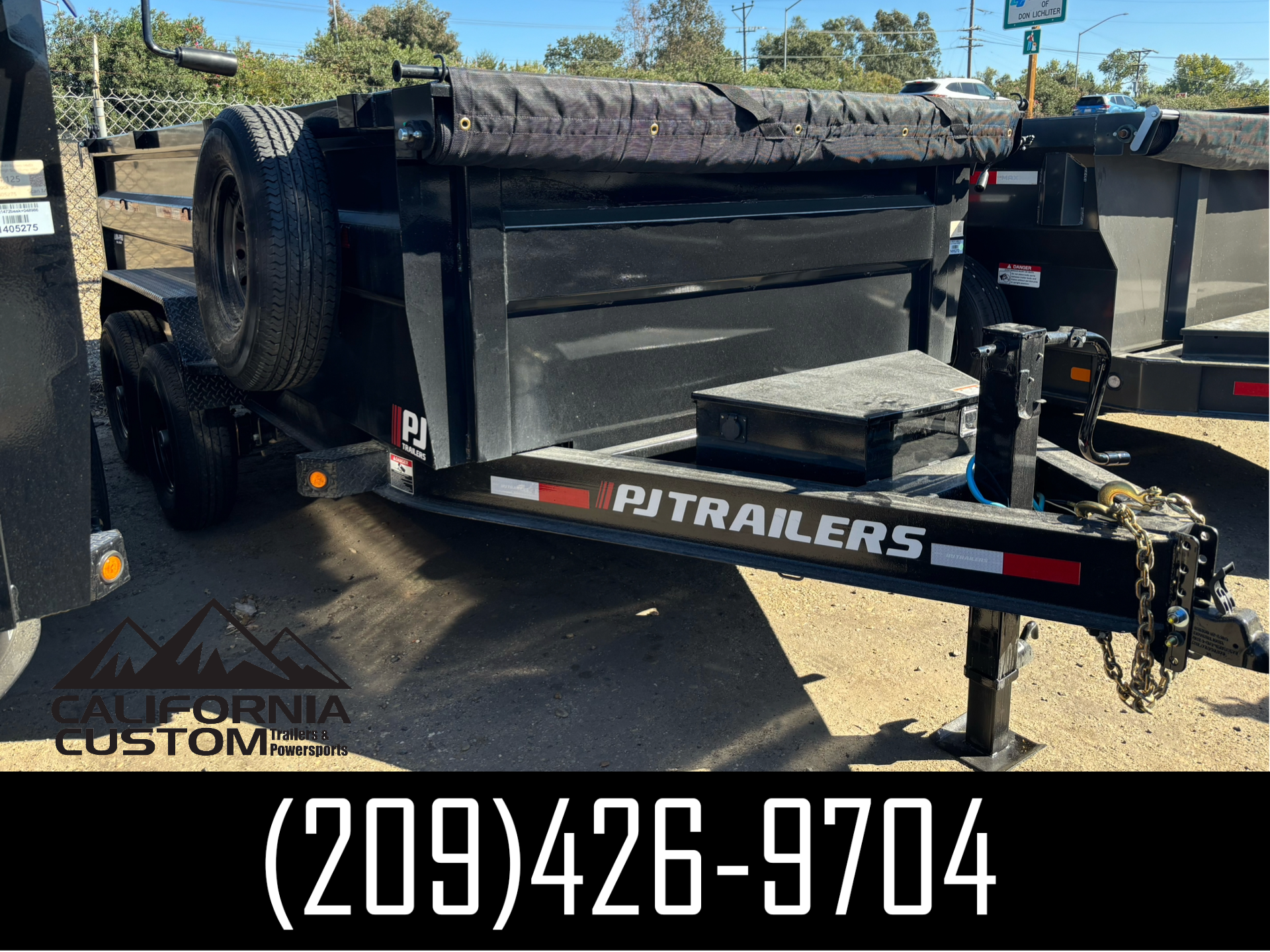 2024 PJ Trailers 7X14 14K Low Pro High Side Dump in Acampo, California - Photo 1