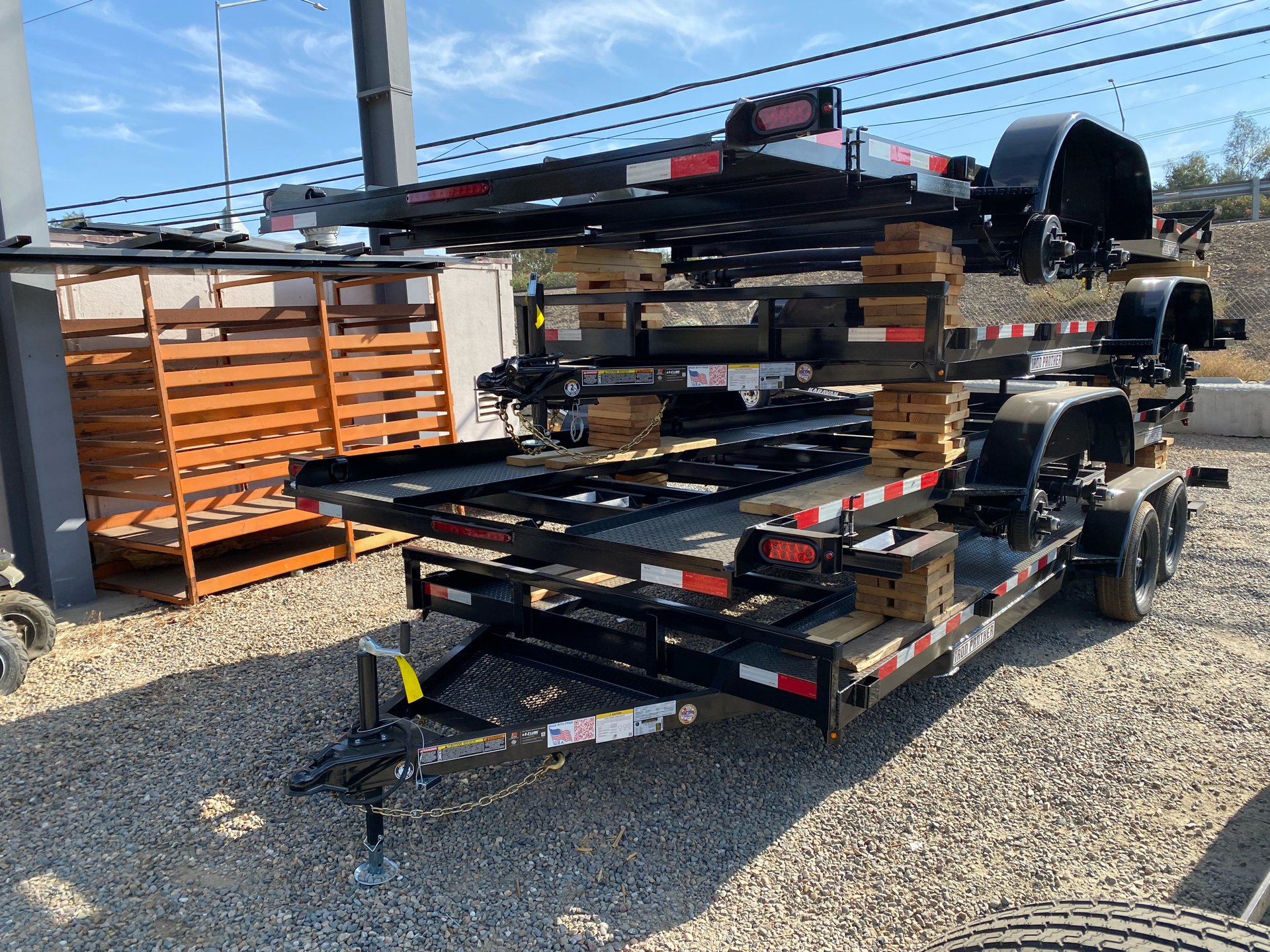 2023 Iron Panther Trailers 7' x 18' 7K ECONO in Acampo, California
