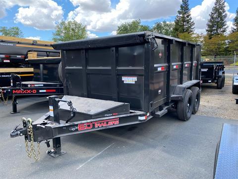 2022  ED Trailers Mfg 12' x 83" Low Pro Dump 4' High Sides in Acampo, California - Photo 1