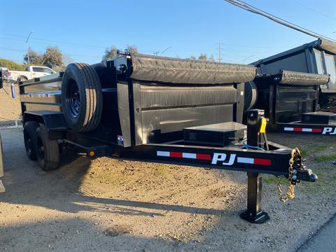 2022 PJ Trailers 83 in. Low Profile Dump Pro with 8k Axles (DX) 16 ft. in Acampo, California - Photo 3