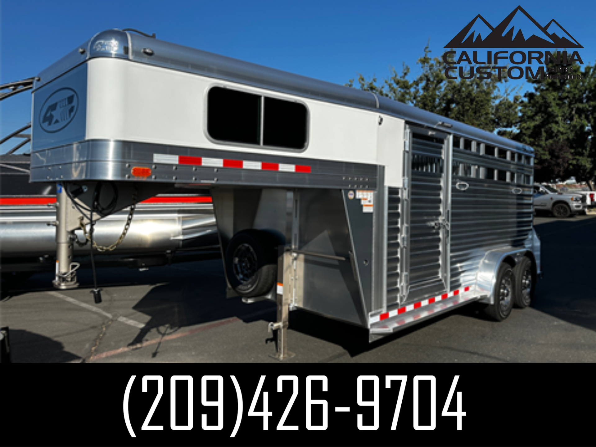 2024 4-Star Trailers 3H DELUXE STOCK COMBO GN in Acampo, California - Photo 1