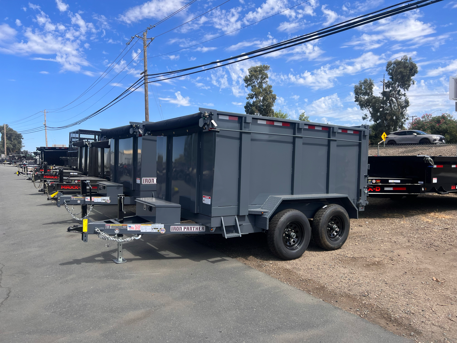 2024 Iron Panther Trailers DT537 6x10x4 10K DUMP in Acampo, California - Photo 2