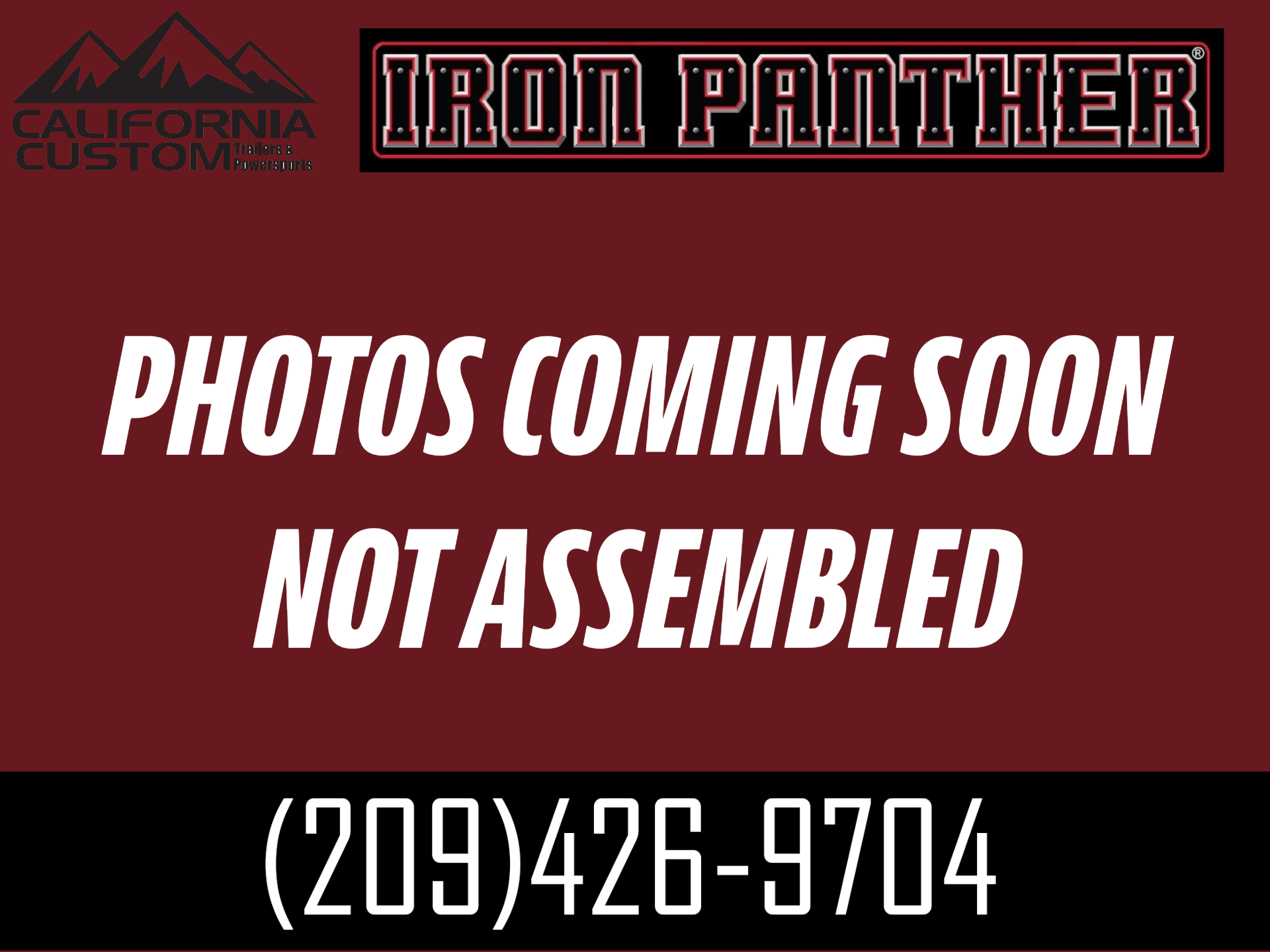 2024 Iron Panther Trailers 8.5x16 MINI MOJAVE 7K in Acampo, California