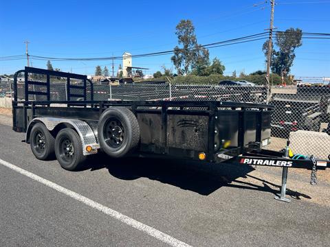2023 PJ Trailers 83 in. Tandem Axle Channel Utility (UL) 16 ft. in Acampo, California - Photo 1