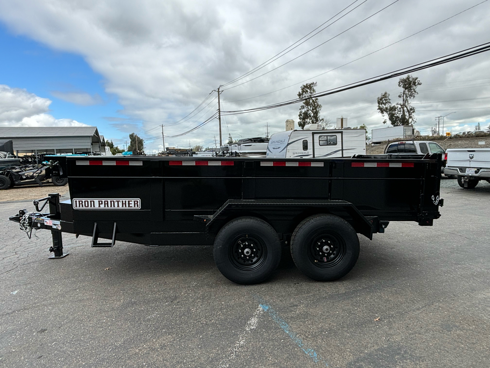 2024 Iron Panther Trailers 7x14x2 DUMP DT278 14K in Acampo, California - Photo 9