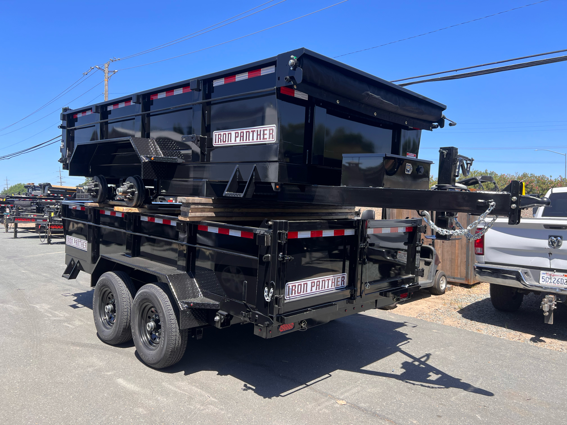 2023 Iron Panther Trailers 7x14x2 14K Dump in Acampo, California - Photo 2