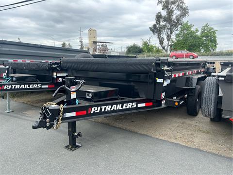 2024 PJ Trailers 7X14X2 Low Pro Dump (DL) 14K in Acampo, California - Photo 2