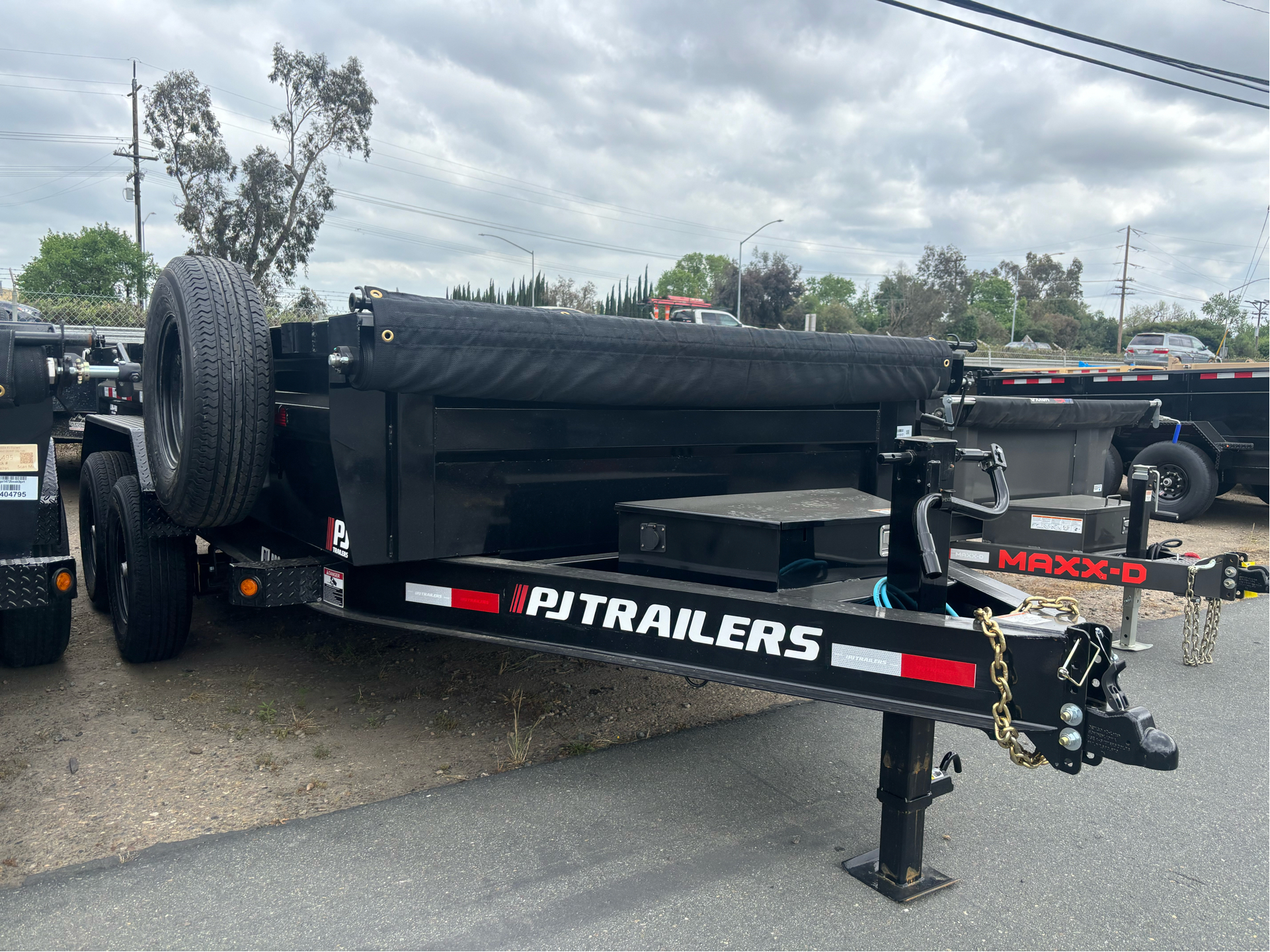 2024 PJ Trailers 7X14X2 Low Pro Dump (DL) 14K in Acampo, California - Photo 3