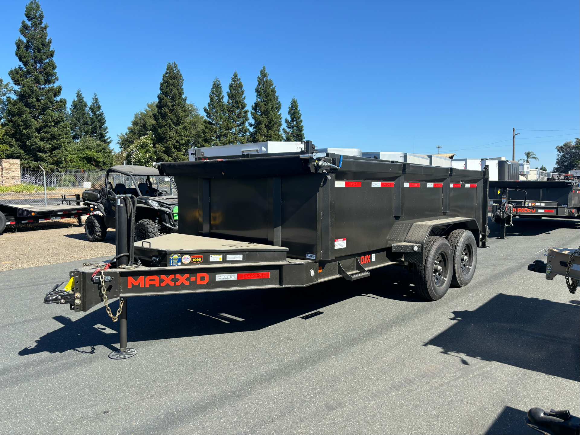 2024 MAXX-D Trailers 7x14x3 DUMP DJX 14K in Acampo, California - Photo 1