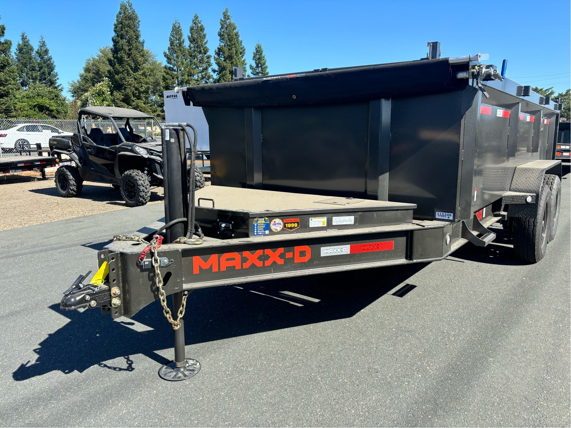 2024 MAXX-D Trailers 7x14x3 DUMP DJX 14K in Acampo, California - Photo 2