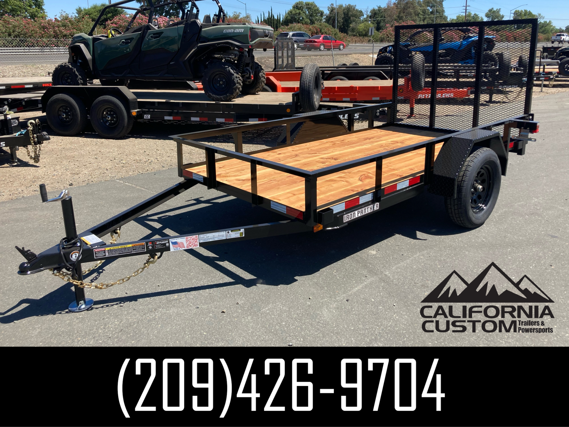 2023 Iron Panther Trailers 5x10 UTILITY 3K in Acampo, California - Photo 1