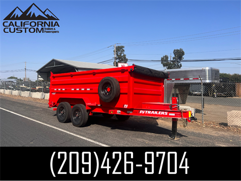 2024 PJ Trailers 83 in. Low Profile Dump Pro with 8k Axles (DX) 14ft in Acampo, California - Photo 1